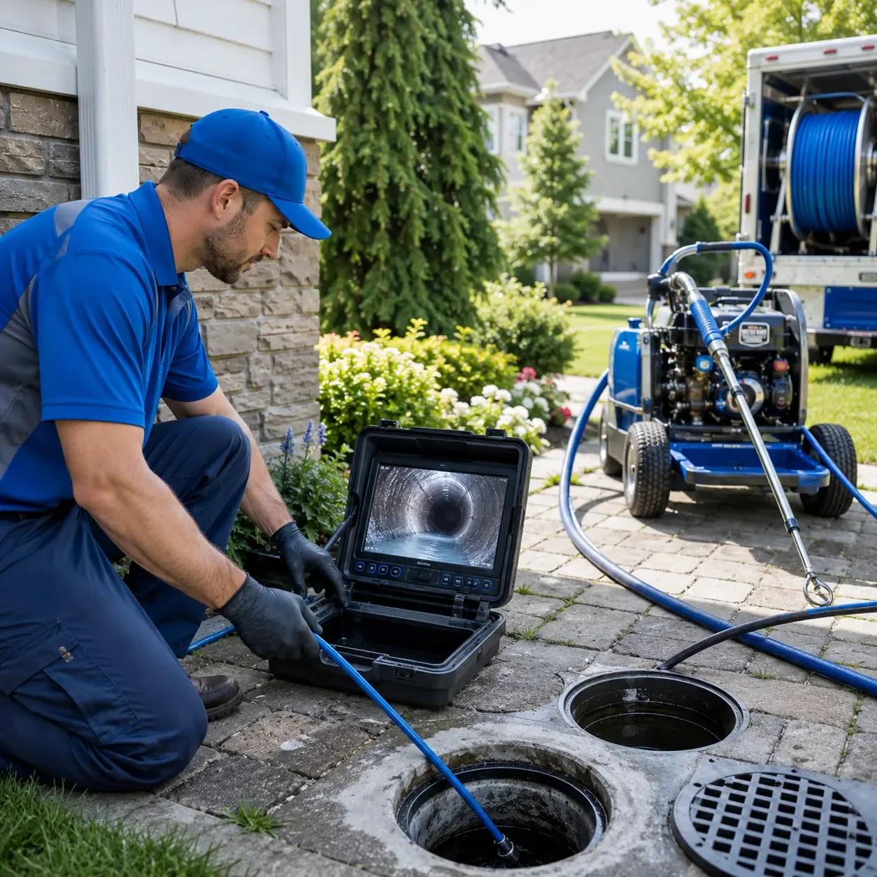 Outdoor drain cleaning professionals serving Columbia, NC